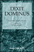 Dixit Dominus SSA choral sheet music cover